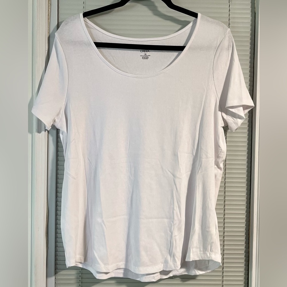 Falls Creek White Short Sleeve T-Shirt